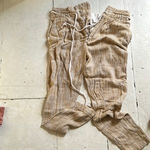Yellow Free People Pants